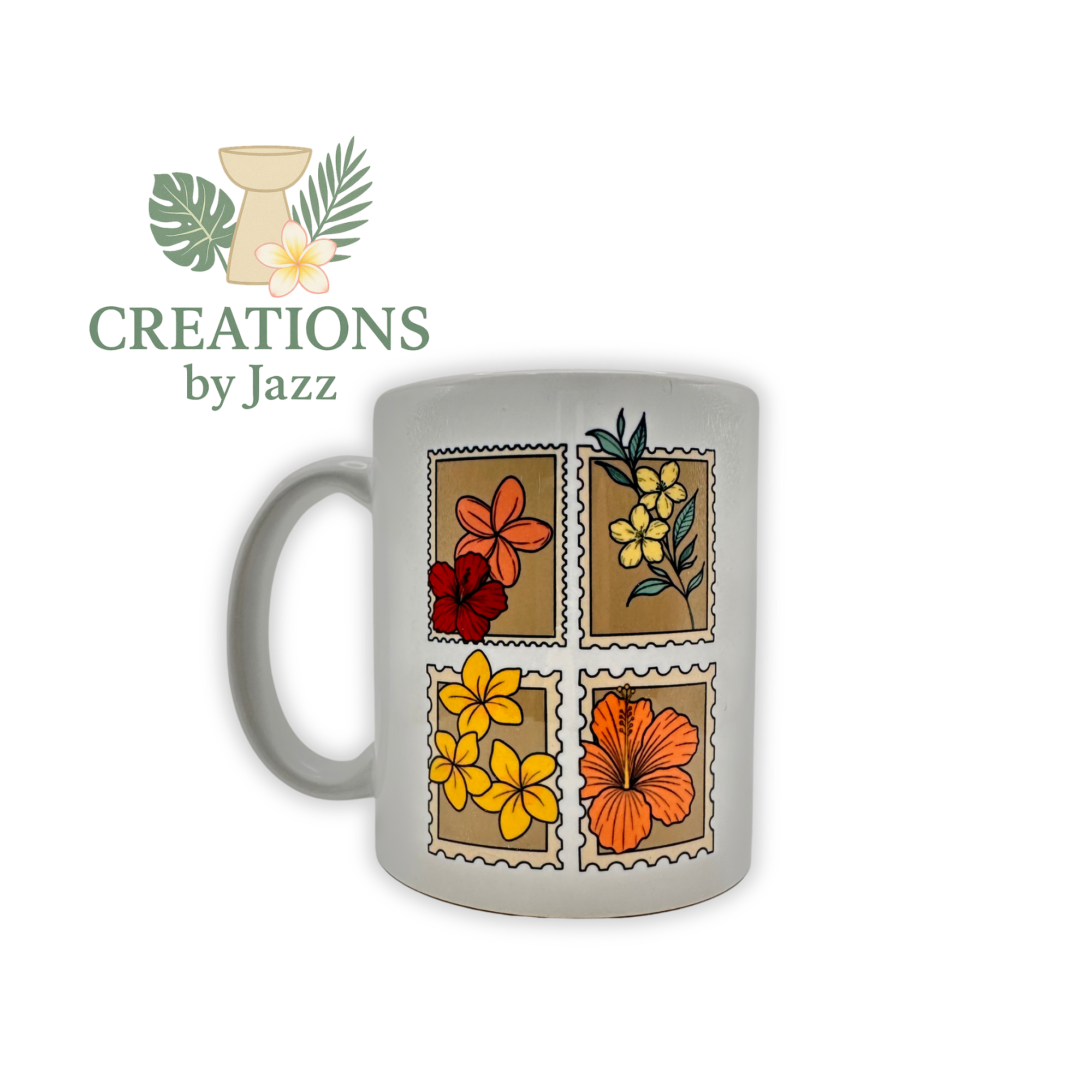 Tropical Flower Coffee Mug