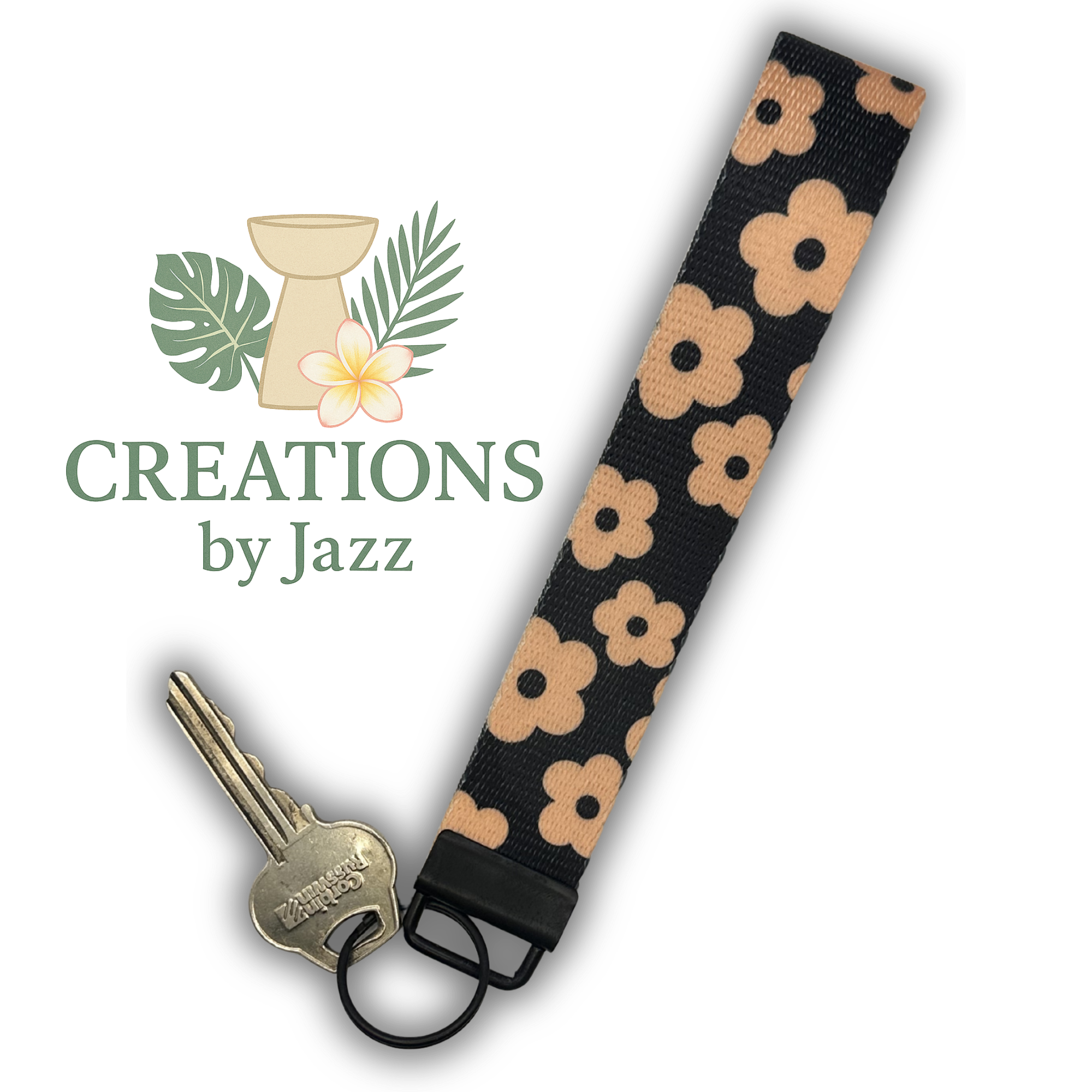 Daisy Wrist Key Chain