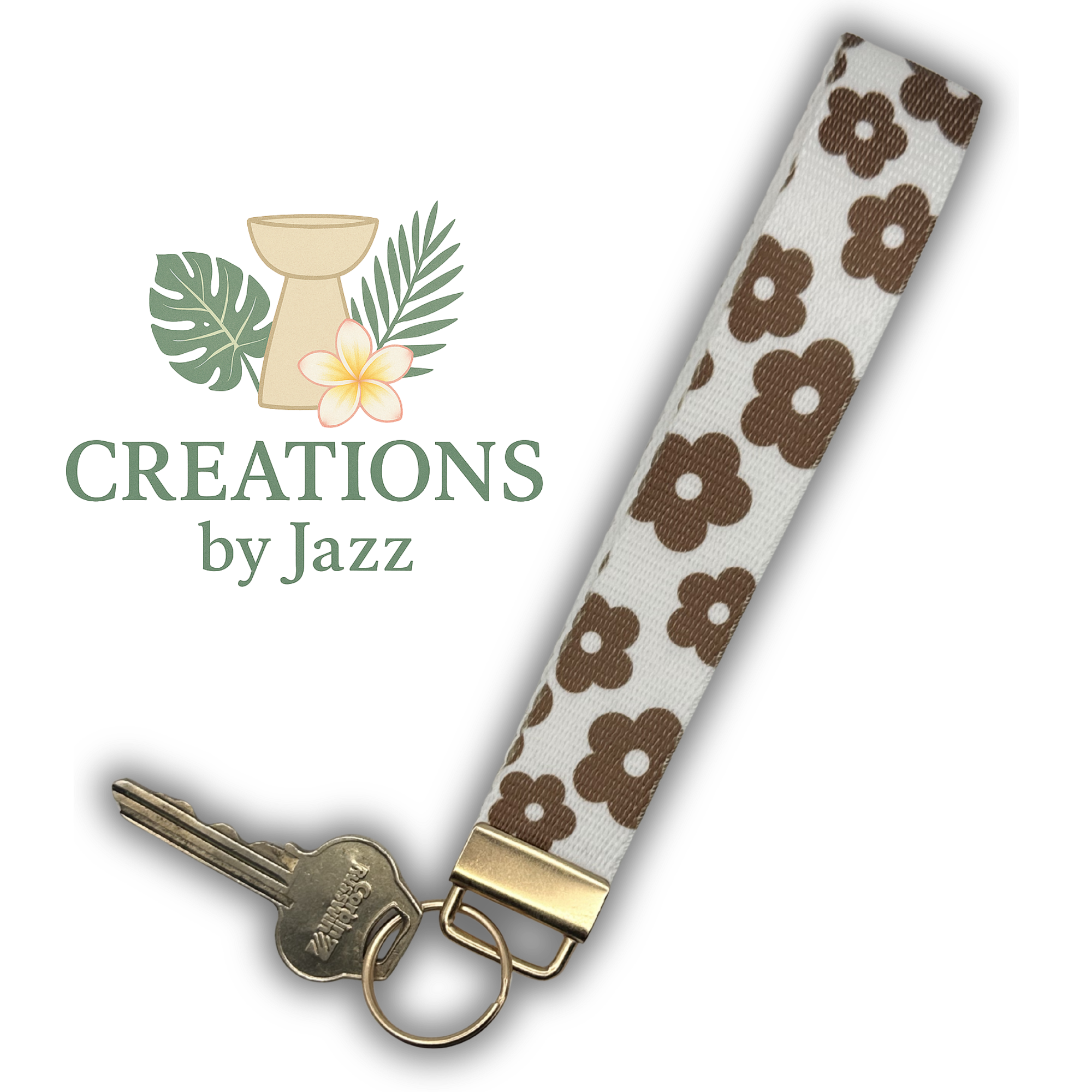 Daisy Wrist Key Chain