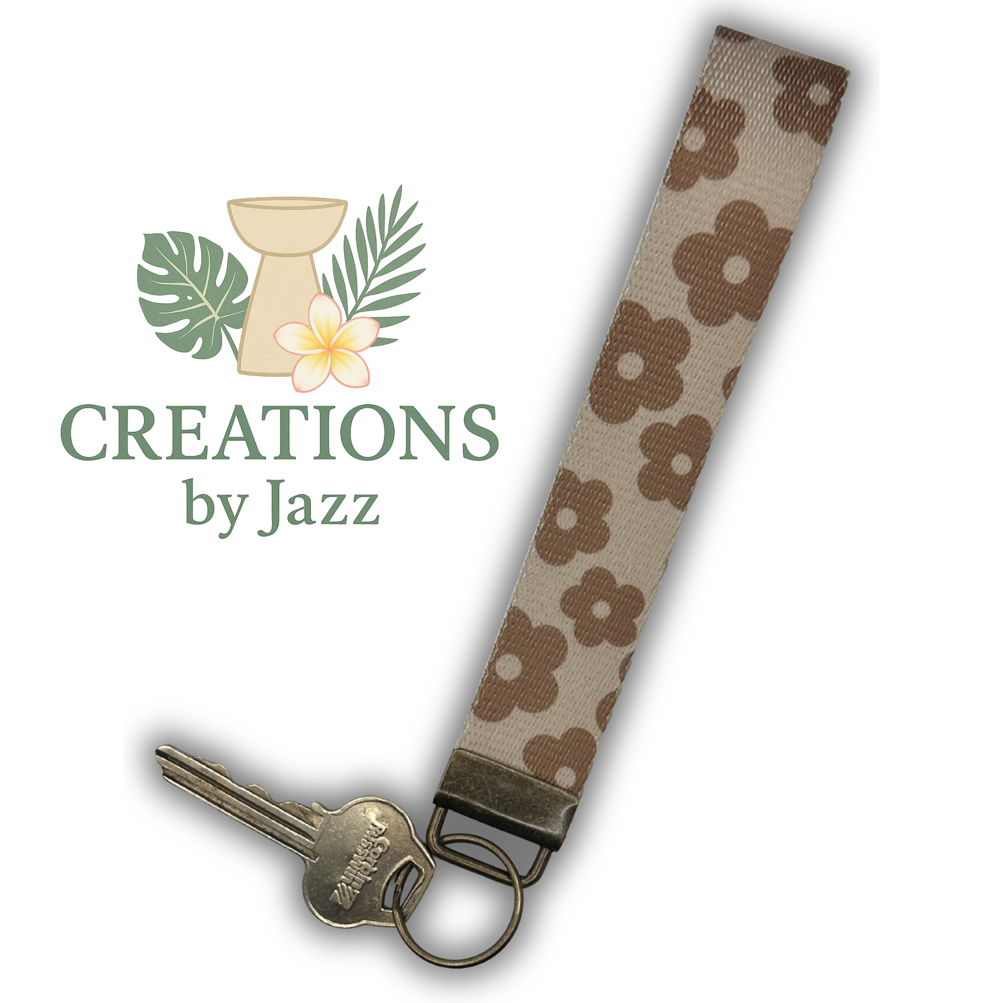 Daisy Wrist Key Chain