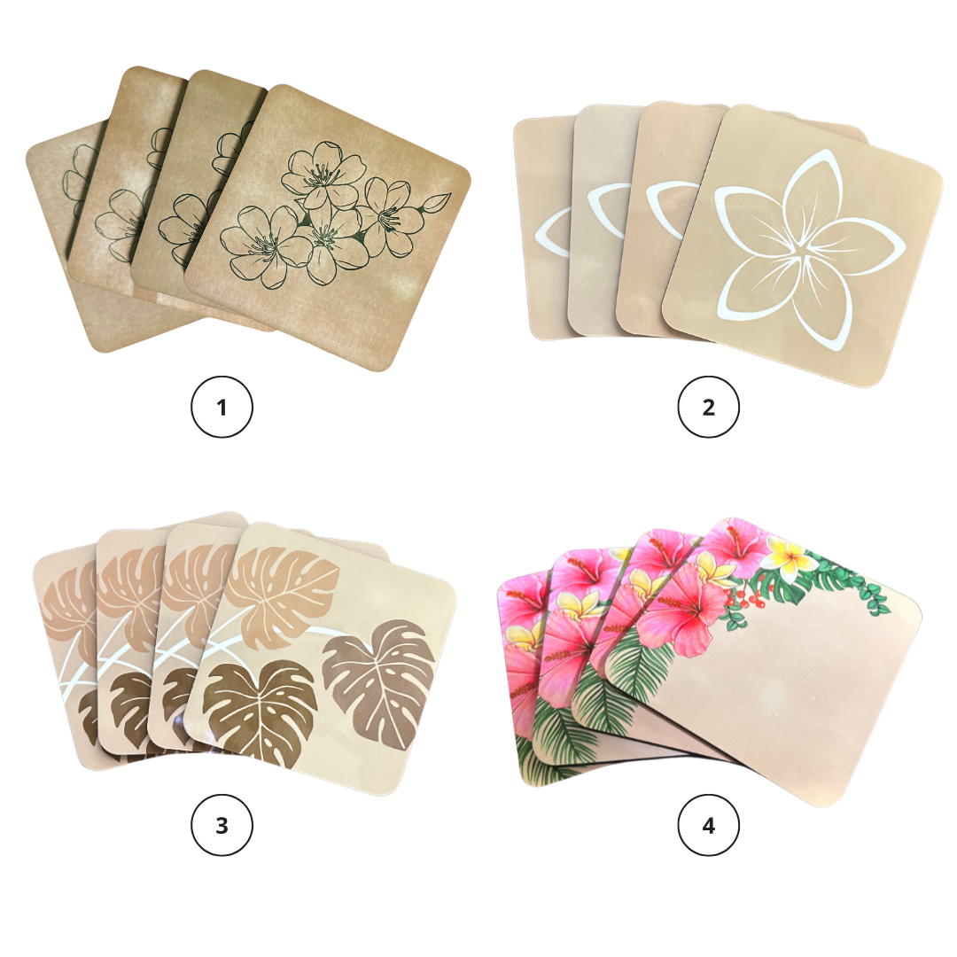 Home Coasters - 4 Pack