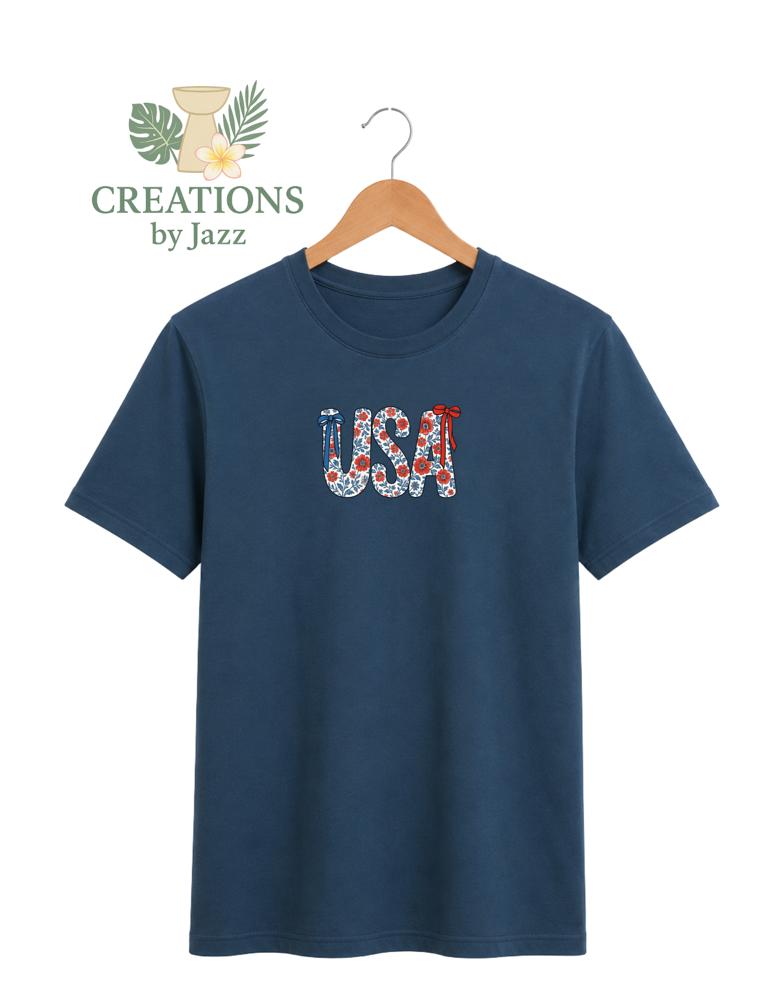 Floral USA Shirt