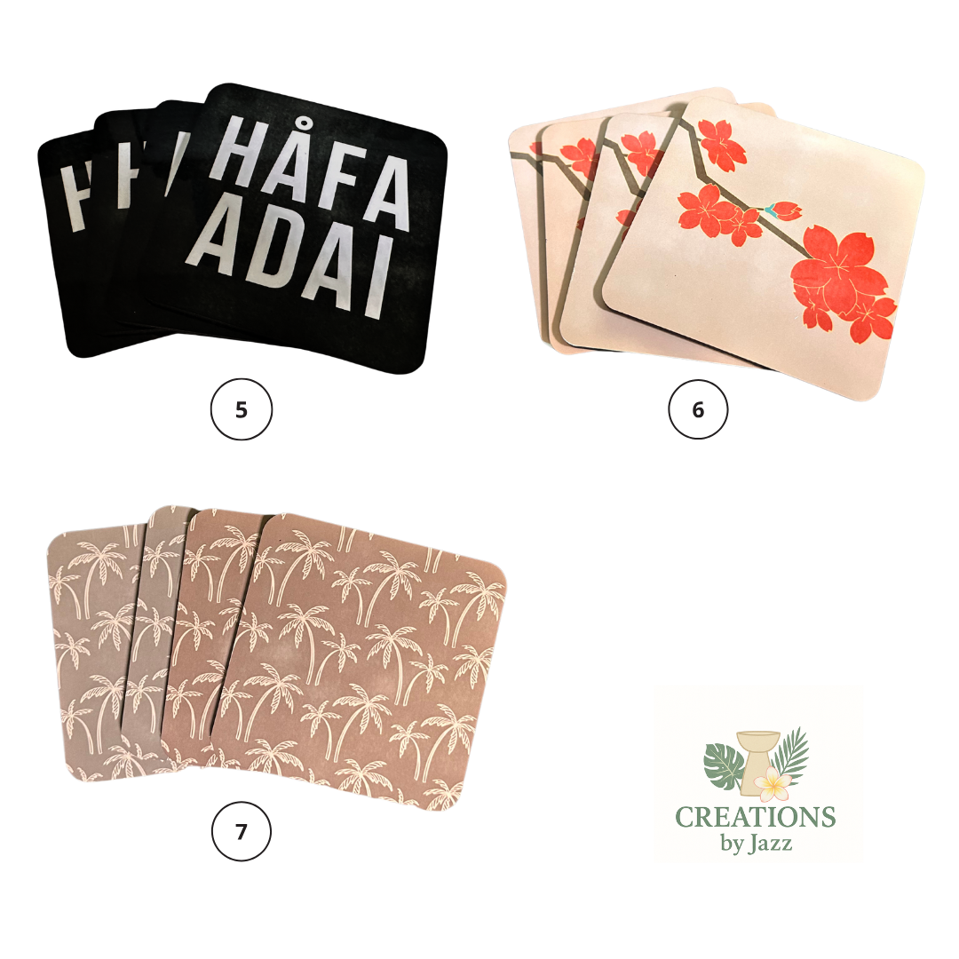 Home Coasters - 4 Pack