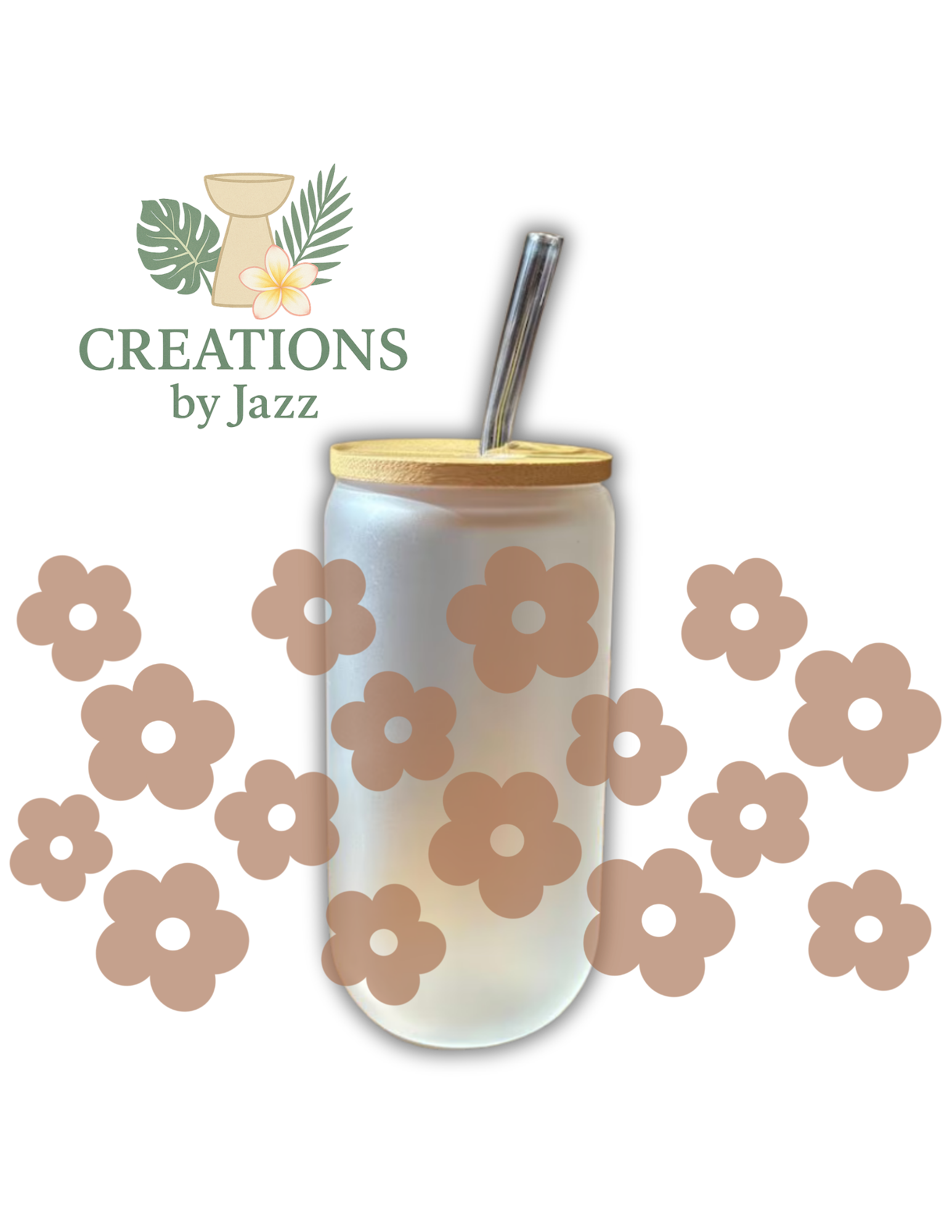 Daisy Glass Cup