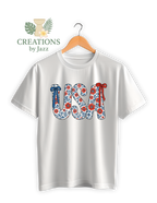 Floral USA Shirt