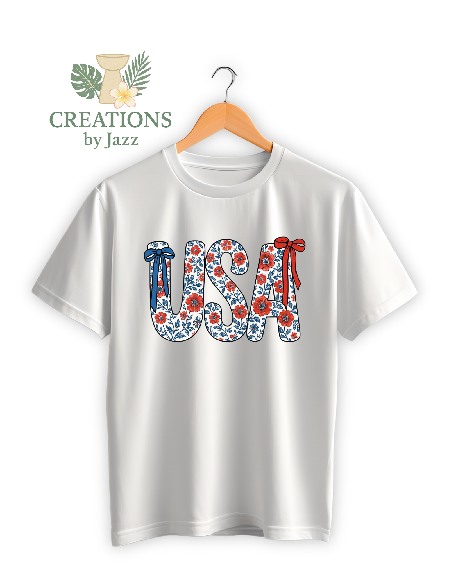 Floral USA Shirt