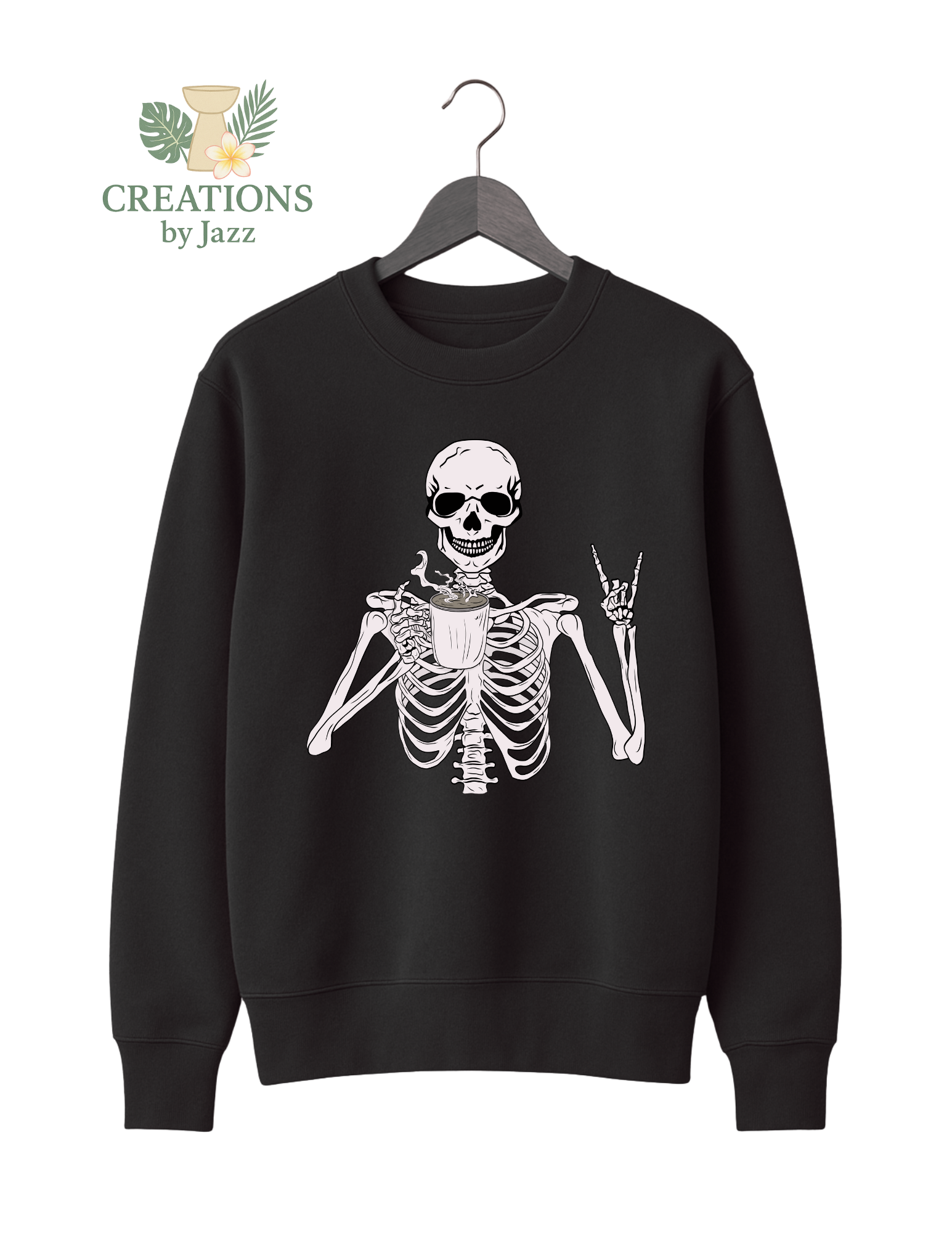 Skeleton Coffee Sweater