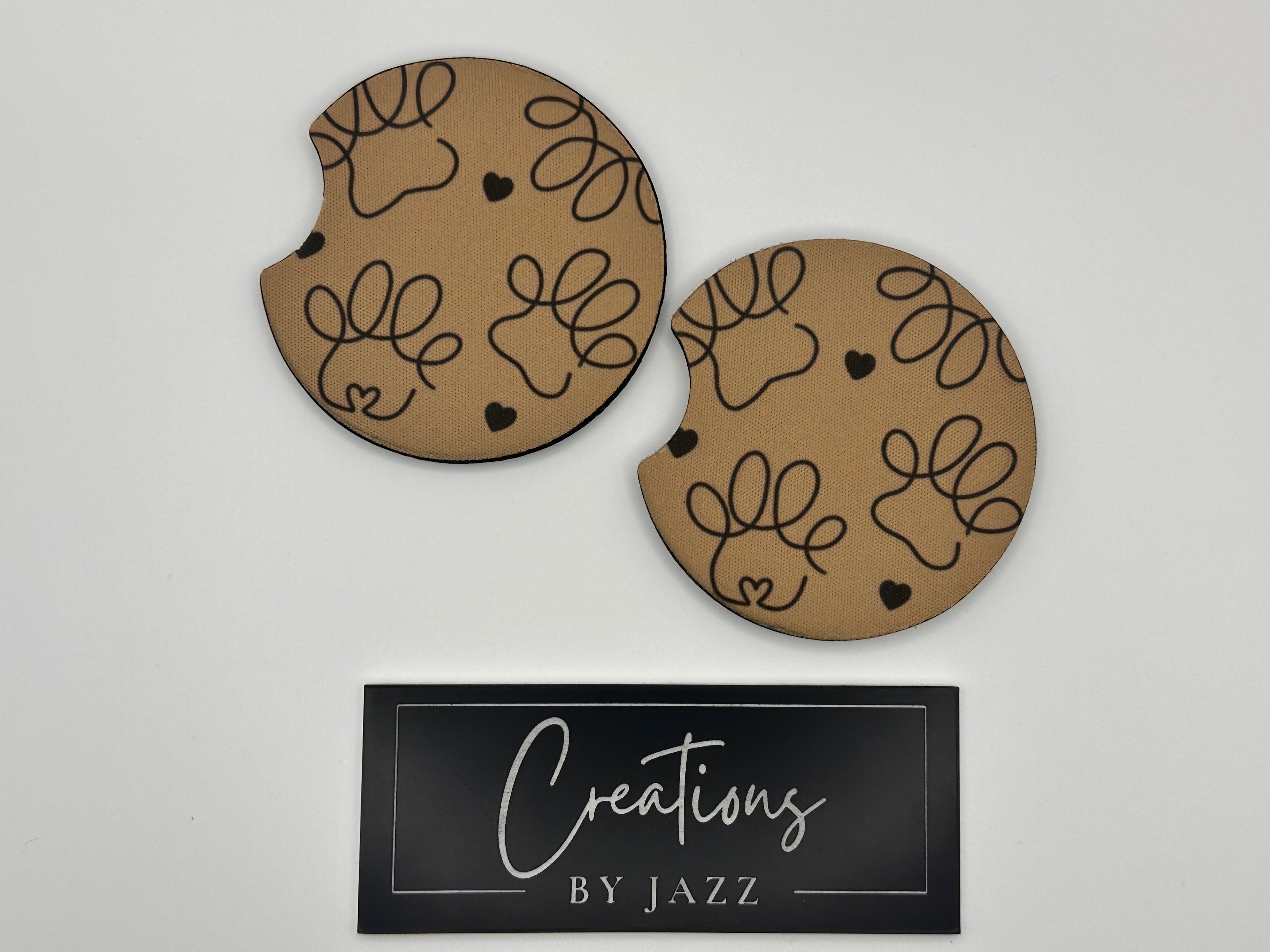 Paw love Car Coaster Set