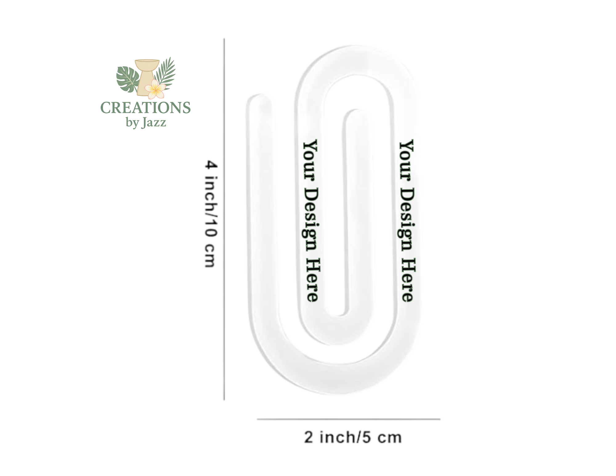Custom Paper Clip Bookmark
